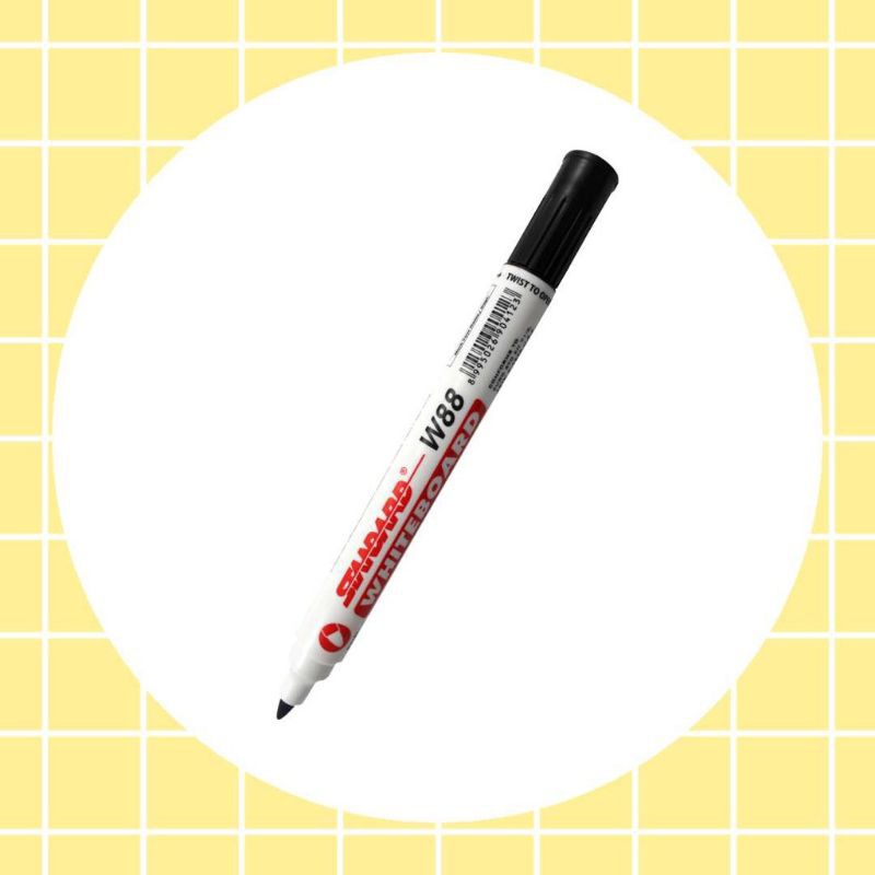 

Standard W88 Whiteboard Marker Black (Spidol yang bisa dihapus)