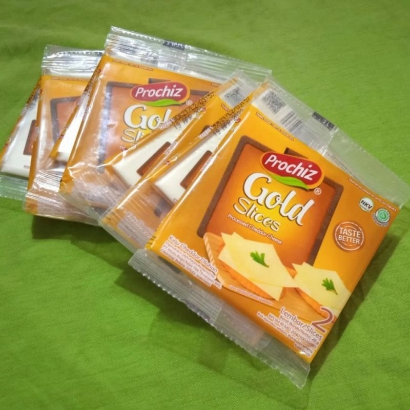 

Keju PROCHIZ Gold Slices rencengan [ 8 pcs ( 2 lembar) ]