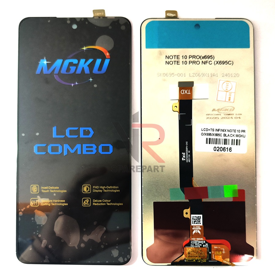 LCD INFINIX NOTE 10 PRO / X695 / X695C FULLSET TOUCHSCREEN
