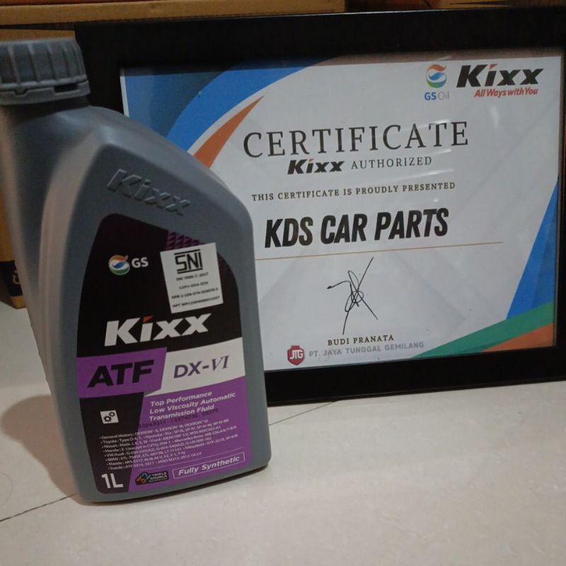 oli mobil matic atf dextron 6 kixx full synthetic kemasan 1 liter