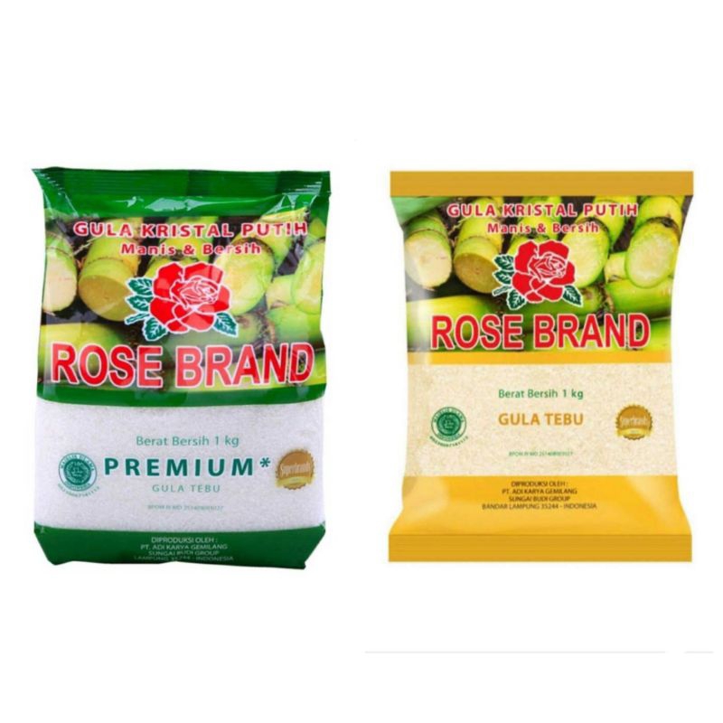 

Rosebrand Gula Pasir Gula Tebu 1kg