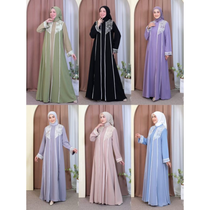 Gamis Dress Terbaru Zinnia by ninos design