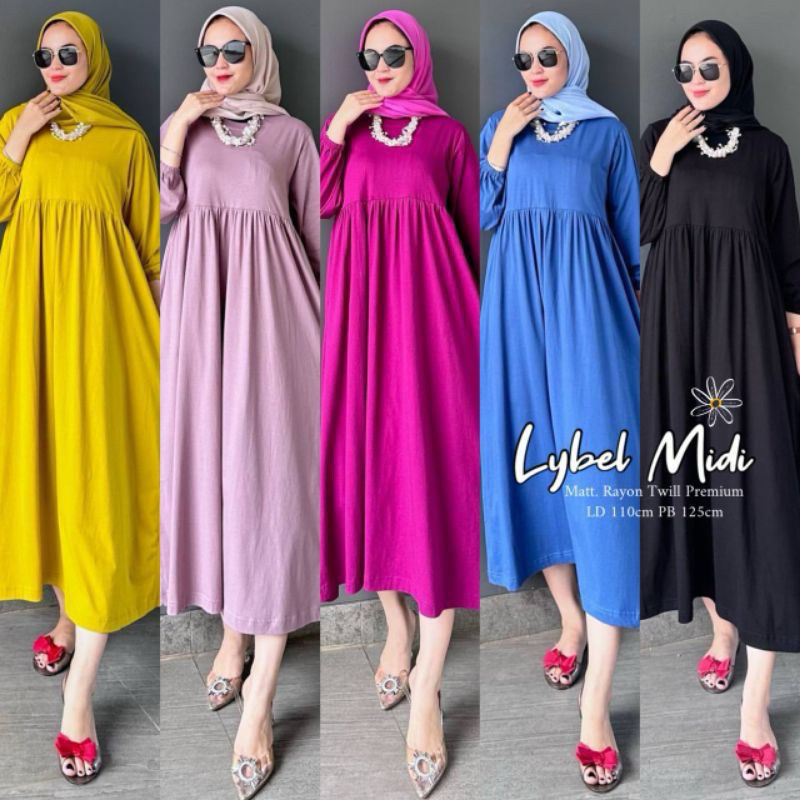 Lybel midi dress