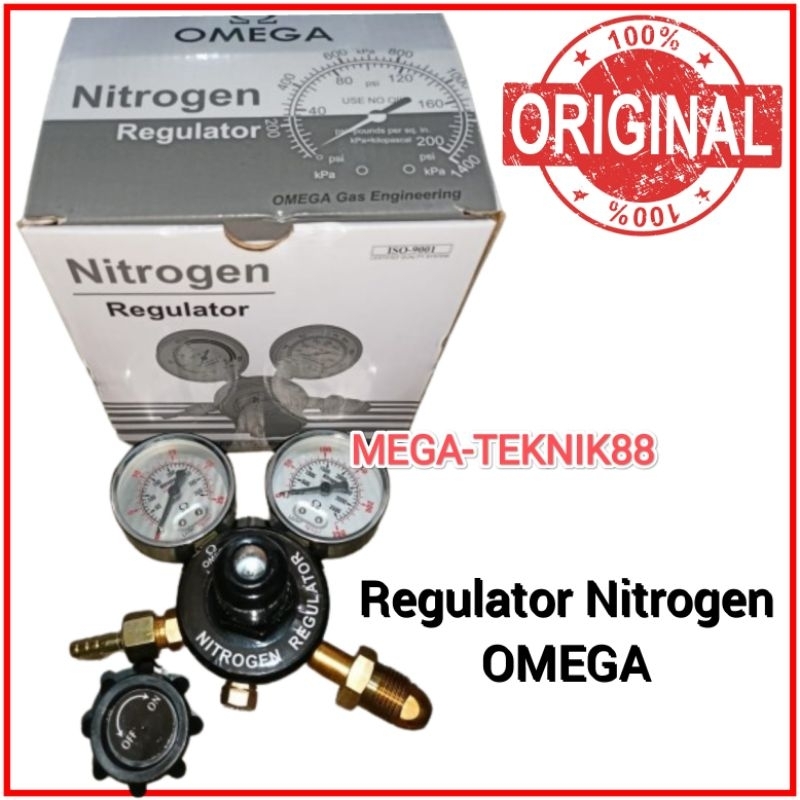 N2 Regulator Nitrogen Untuk Tabung Gas Nitrogen N2 Omega