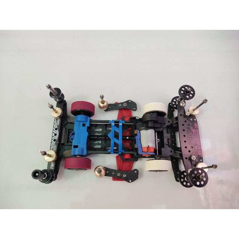 TAMIYA SIDE DAMPER B-MAX SUPER 2 CARBON ORIGINAL KEJURNAS