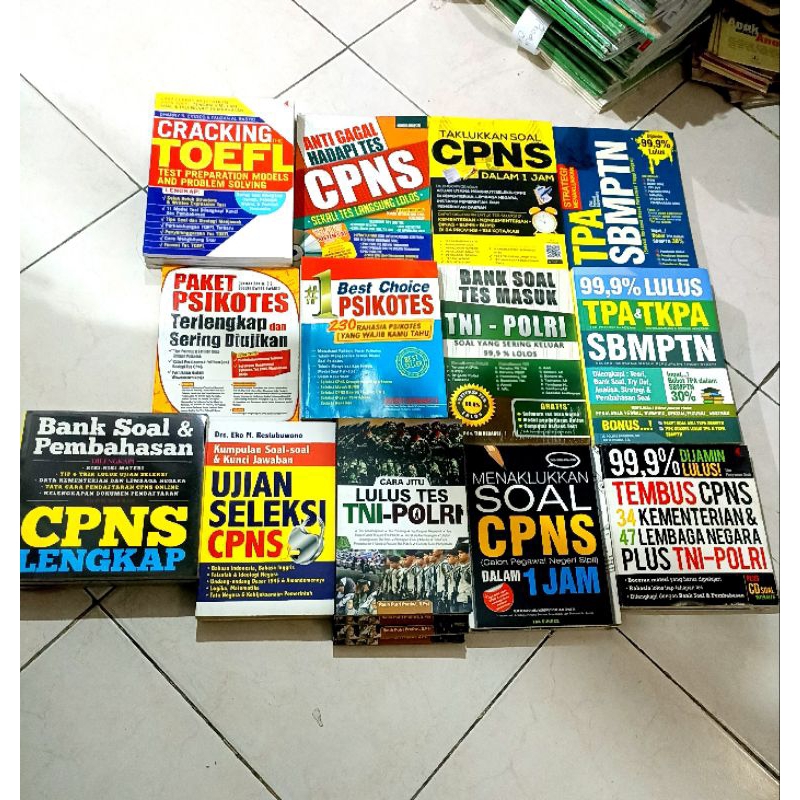 Obral Buku Psikotes / CPNS / TPA / TOEFEL / PSIKOTES / TES TNI POLRI / Beda Interpretasi Psikotes Ga