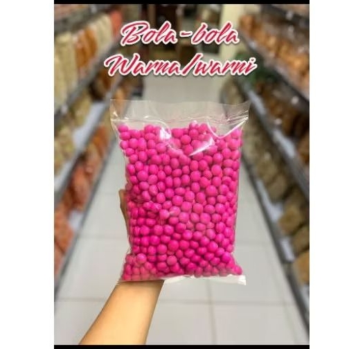 

BOLA-BOLA WARNA PINK 250g-500g | BOLA-BOLA
