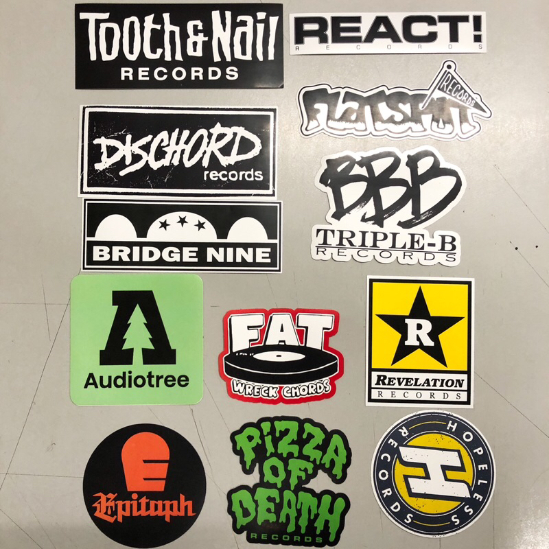 

Stiker Patch band & Records
