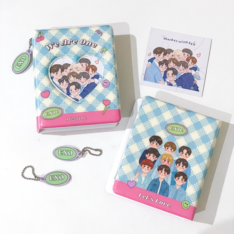 (FLASH SALE UNTIL 26 FEB) EXO Collection Book Photocard Album Kpop 2 pocket Stationery Kolbuk