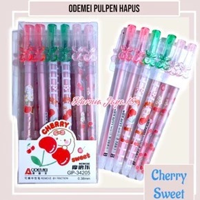 

PROMO ! 12 Free 1 SWEET Cherry Erasable Pulpen Lucu Arti nya Pena Yang Bisa Di Hapus Atau Hilangin Tinta Pada Pul Pen Hitam Eras Ble Anak Perempuan Wanita DiHapus Bolpen Hitam Harga murah laris Viral Warna Pink orange Alat Tulis Sekolah Kantor Black Gelap