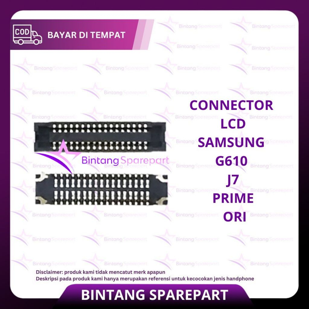 CONNECTOR LCD SAMSUNG G610 / J7 PRIME ORI