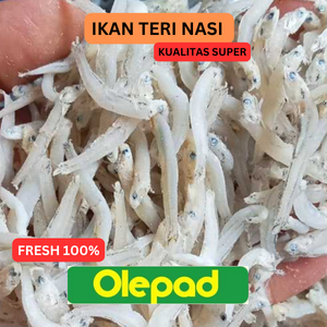 

[ COD ] IKAN TERI NASI MEDAN TANPA PENGAWET GRADE TOGE TAWAR 1000 gr 1 Kg