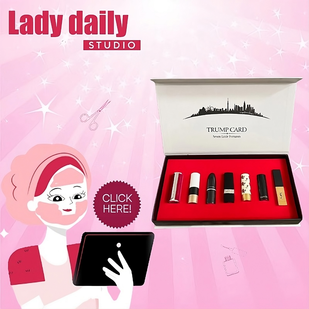 Lady Daily Seven Little Fortunes Sample Lipstick DIOR•MAC lipstick matte/ matte lipstik /Lipstick Se
