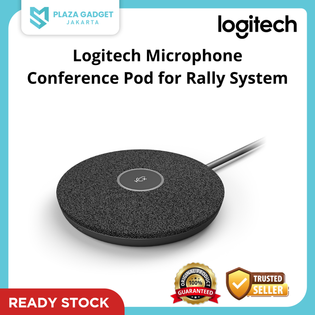 Microphone Conference Pod for Rally System Logitech - Garansi Resmi 2 Tahun