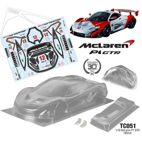 CRtoys TeamC Body RC 1/10 Mclaren P1 Senna GTR