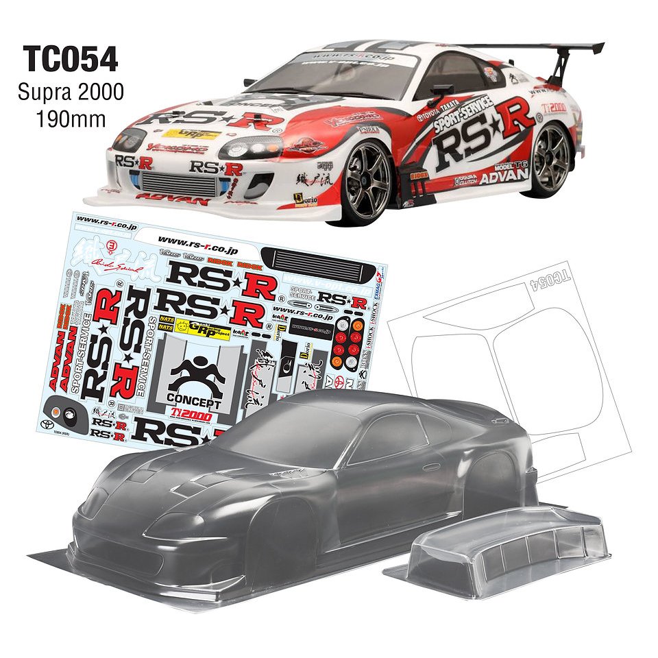 CRtoys TeamC Body RC 1/10 Toyota Supra RS-R Edition