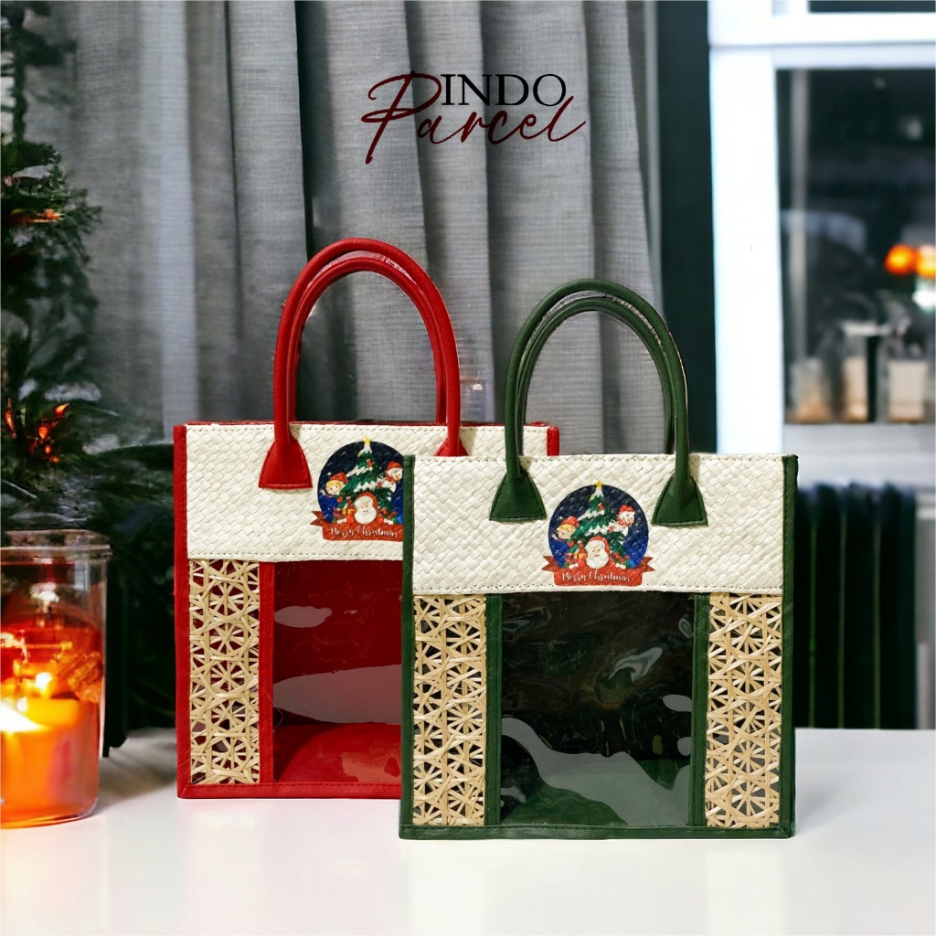 

INDOPARCEL - Tas Hampers Goodie Bag Hari Raya Anyaman Bambu Hampers Natal / Hampers Imlek / Hampers Ramadhan Tas Parcel Tas Bingkisan Hari Perayaan