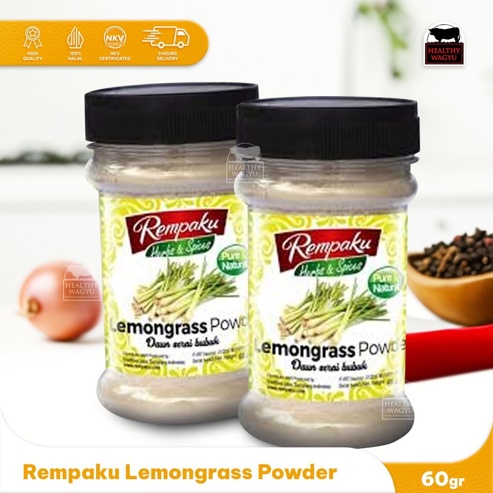 

Lemongrass Powder Daun Serai Bubuk Rempaku 60gr Healthy Wagyu