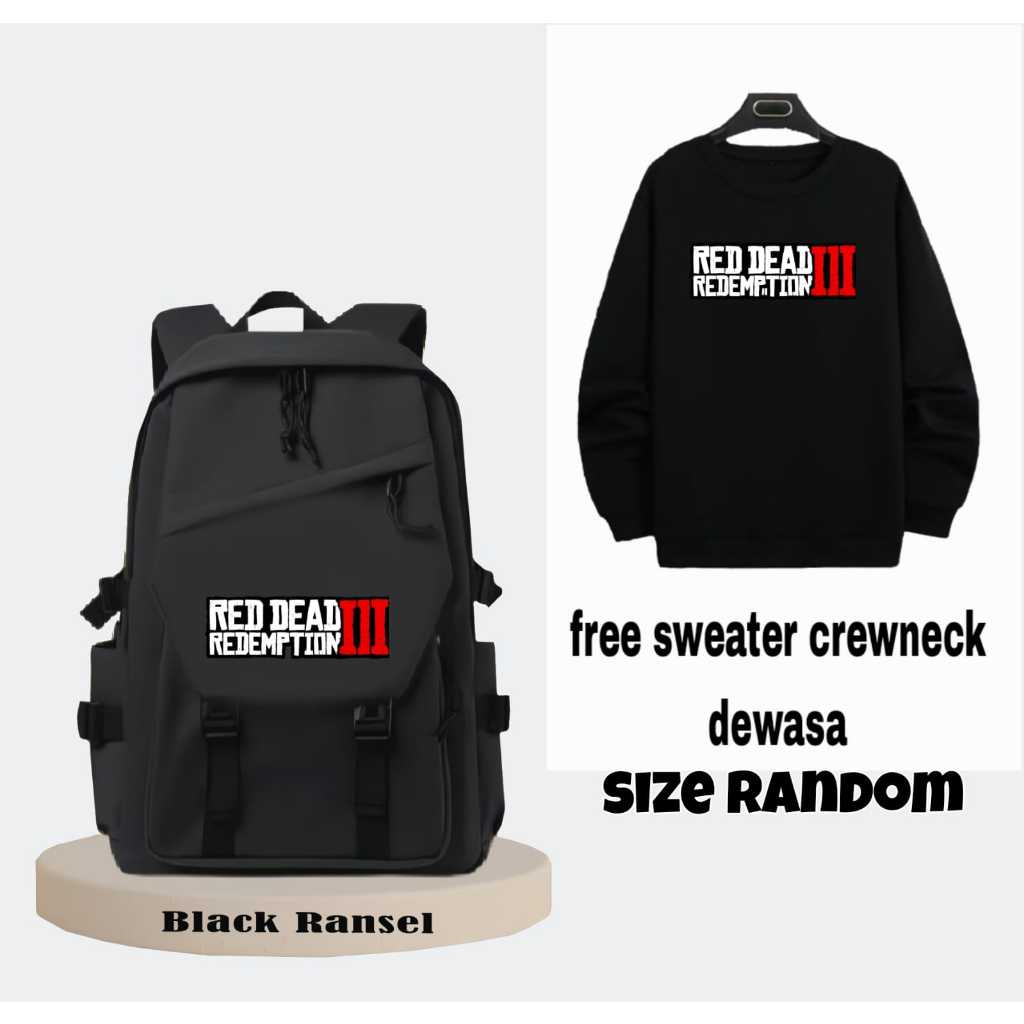 PROMO TAS DISTRO FREE CREWNECK COUPLE PRIA DAN WANITA