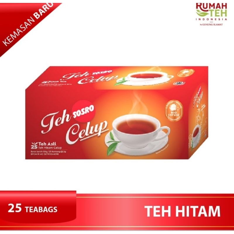 

Teh Sosro Celup Black Tea 30 x2 gr