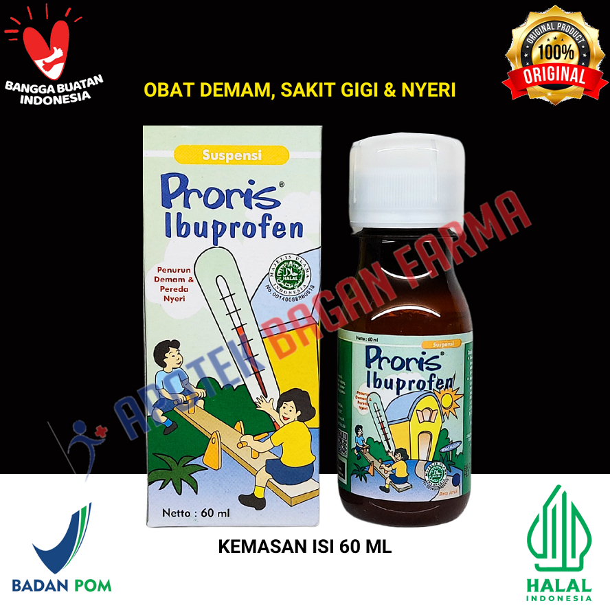 PRORIS SYRUP 6OML Obat Pereda Sakit Demam Anak