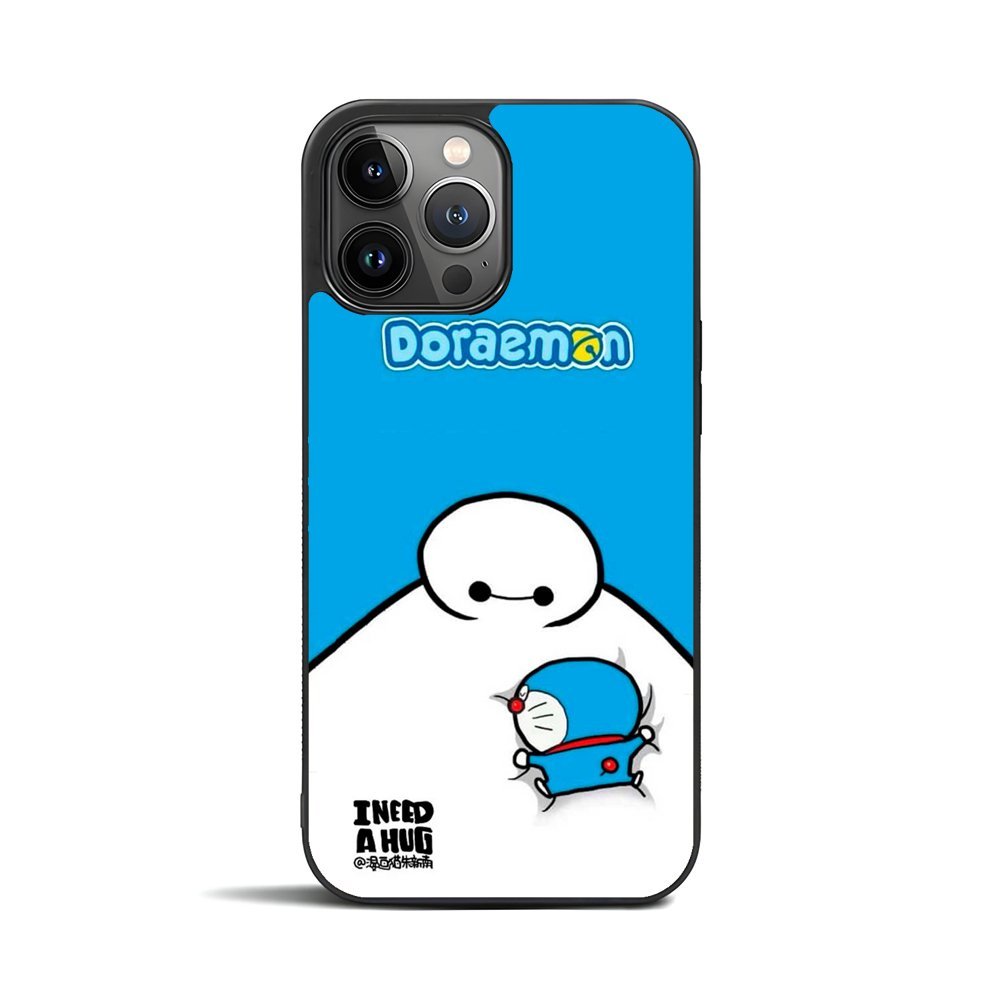 CASING iPhone 5 6 7 8 SE X XR XS 11 12 13 14 15 16 Pro Max Mini Plus CASE BAYMAX DORAEMON