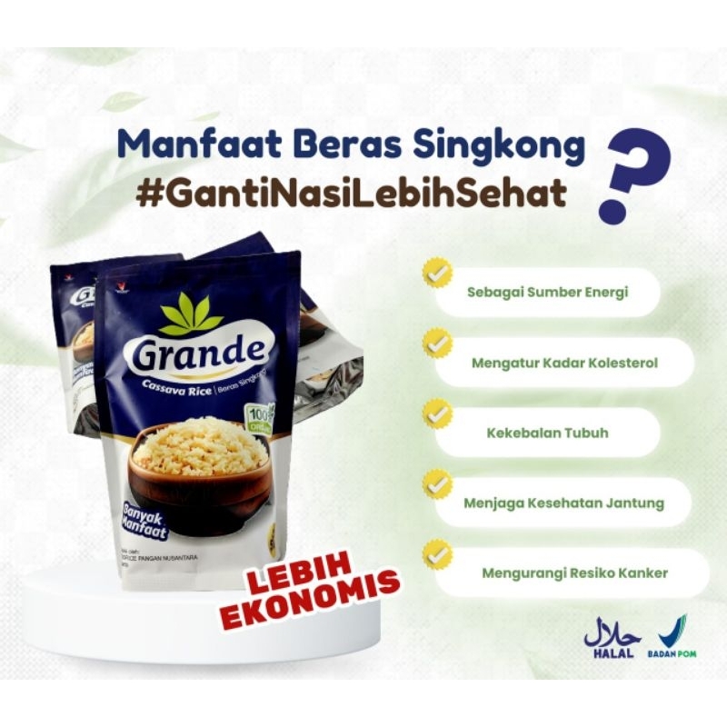 

BERAS SINGKONG GRANDE 40 GRAM