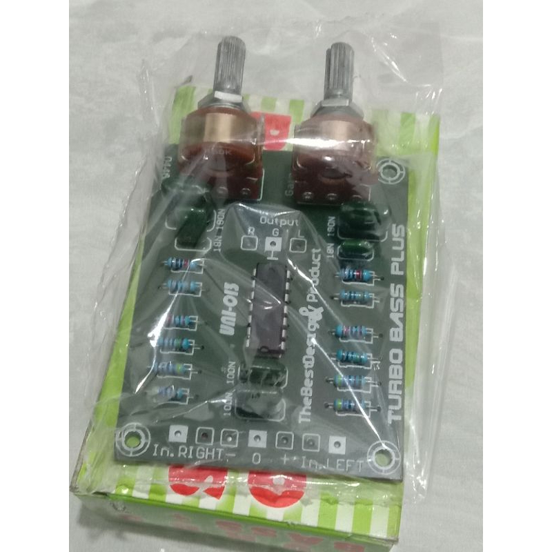 kit Turbo bass penambah bass 2potensio
