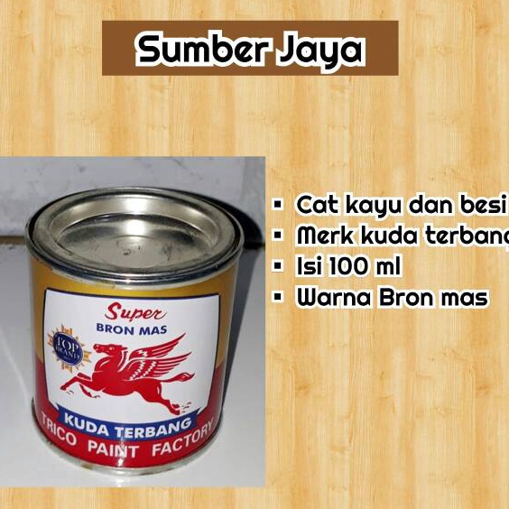 

BISA Cat kuda terbang emas 1 liter