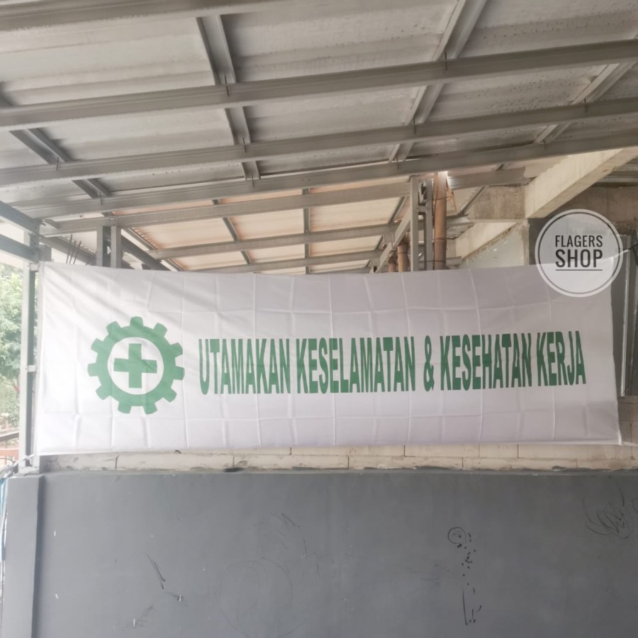 Spanduk Keselamatan/Spanduk K3 1x3 Meter