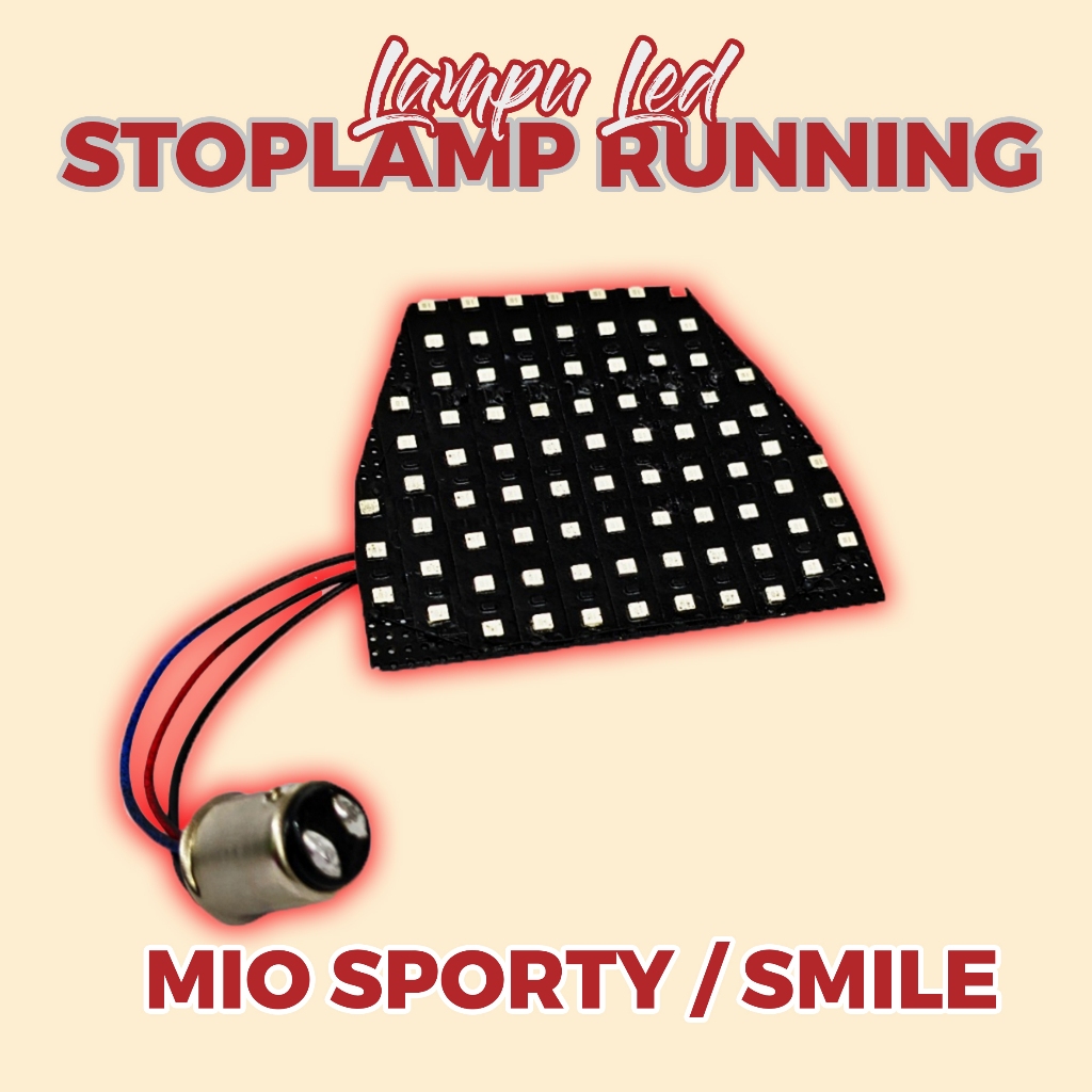 LAMPU REM BELAKANG RUNNNING YAMAHA MIO SPORTY MIO SMILE MIO KARBU LAMPU STOPLAMP MIO VARIASI