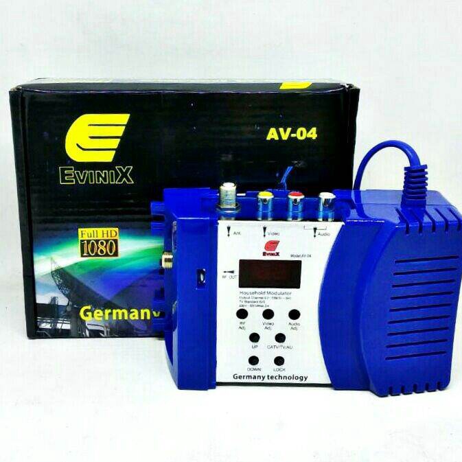 KP8 Modulator Evinix H4 AV TO RF UHF  VHF