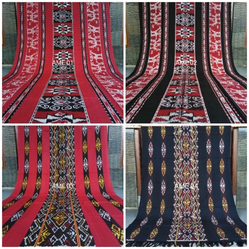 Kain Tenun Ikat Blanket Motif Maumere Rote Ntt Lombok