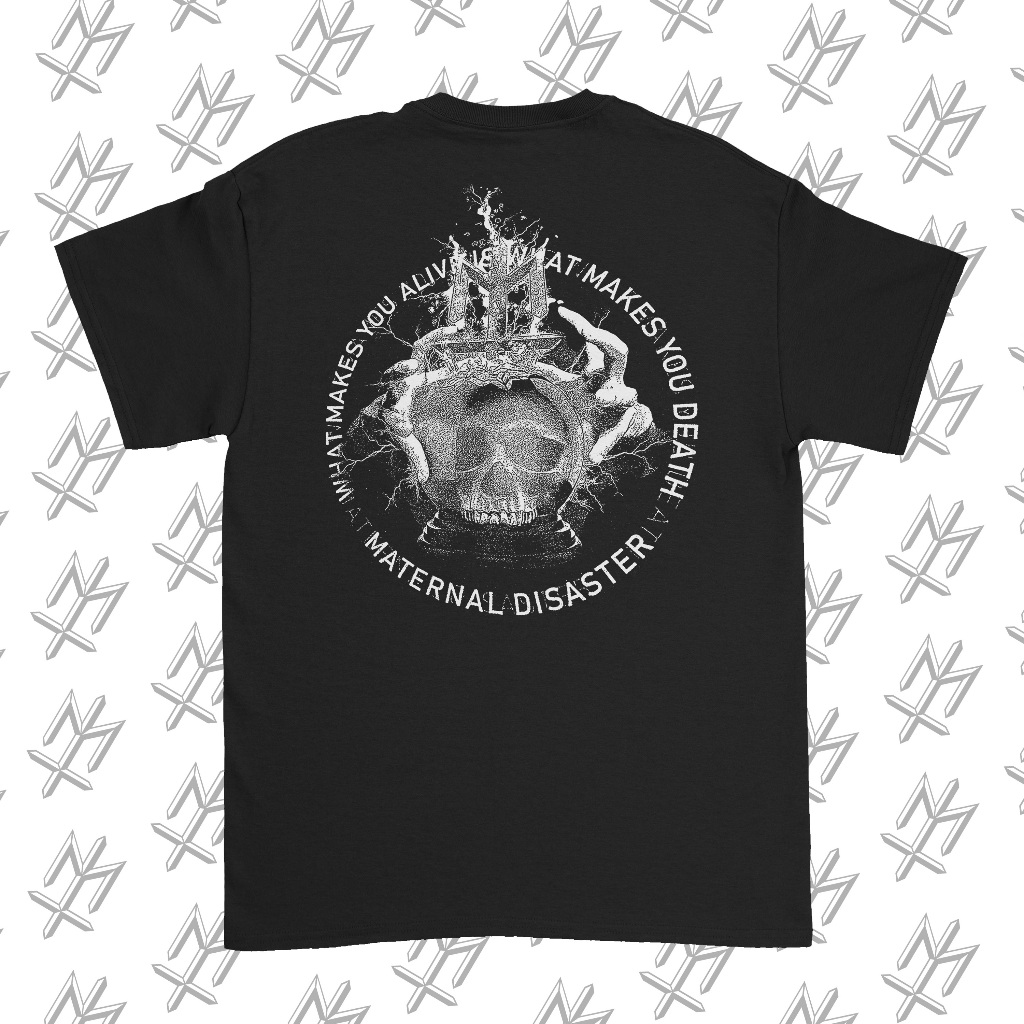 [ HOT ] MATERNAL DISASTER | PISHO | CHAOTIC ACT | TSHIRT | KAOS BAND | KAOS METAL | BAJU PUNK | PRIA