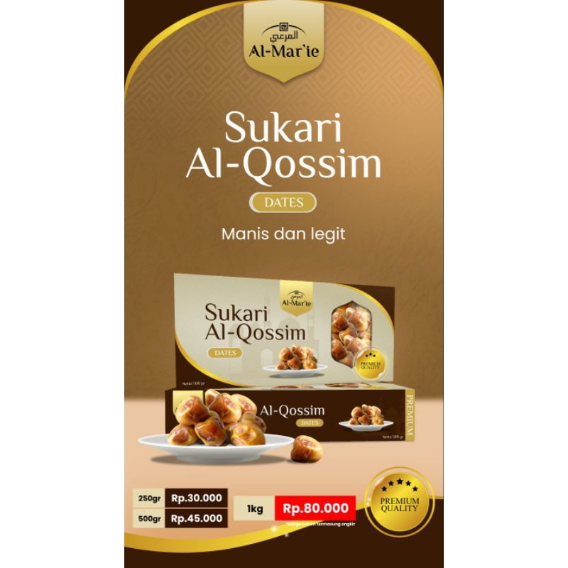 

Kurma Sukari Al-Qosiim Premium 3Kg