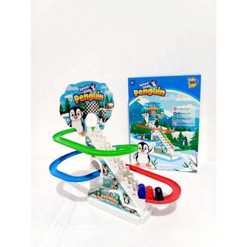 Mainan Pinguin Tangga Mainan Seluncuran Tangga Pinguin Pinguin Speed Slide