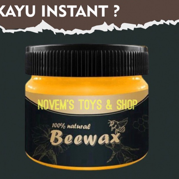 Flash Sale BEEWAX beewax natural pengkilap furniture kayu ORIGINAL READY STOCK