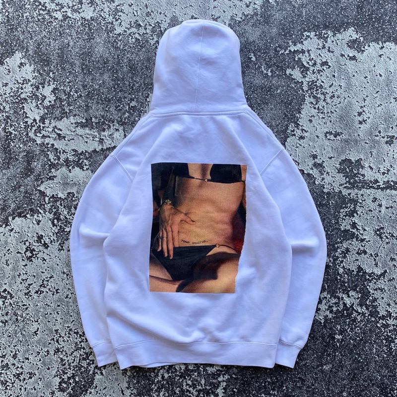 Fucking awesome mad doctor hoodie white(RARE)(𝐒𝐨𝐥𝐝𝐨𝐮𝐭)