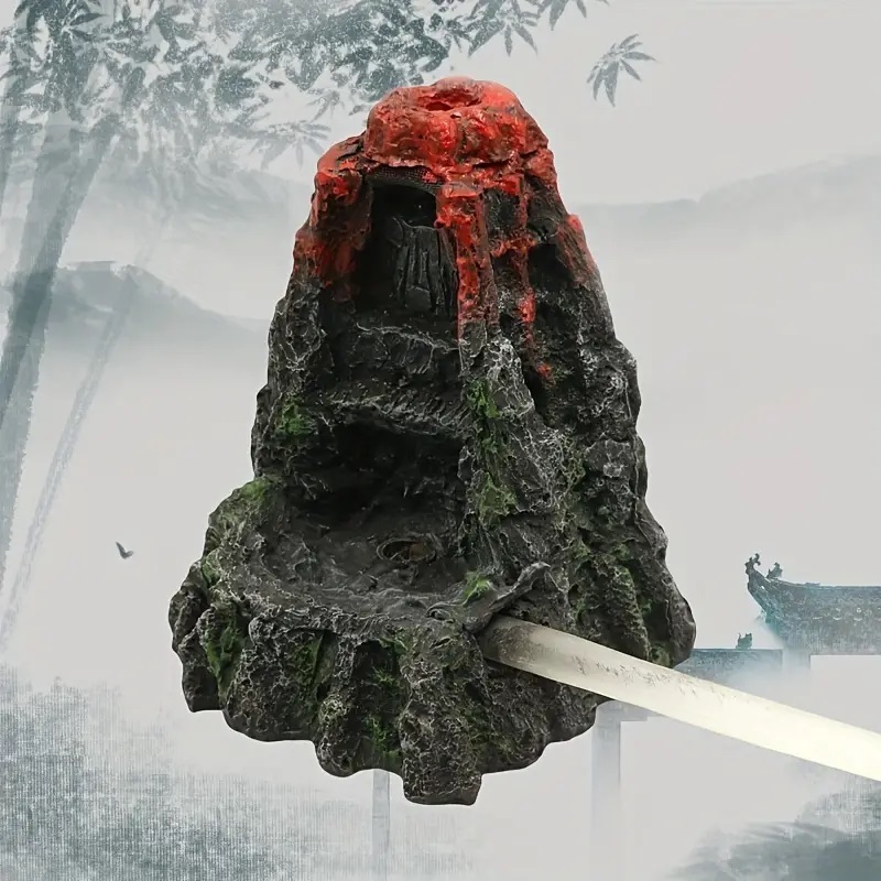 Gunung air terjun, dekorasi aquarium air terjun gunung, air terjun aquarium, air terjun gunung, hias