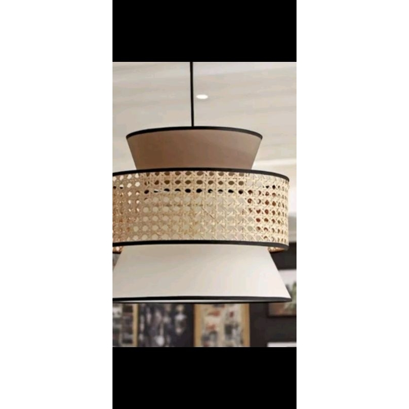 Lampu gantung anyaman LGAT40
