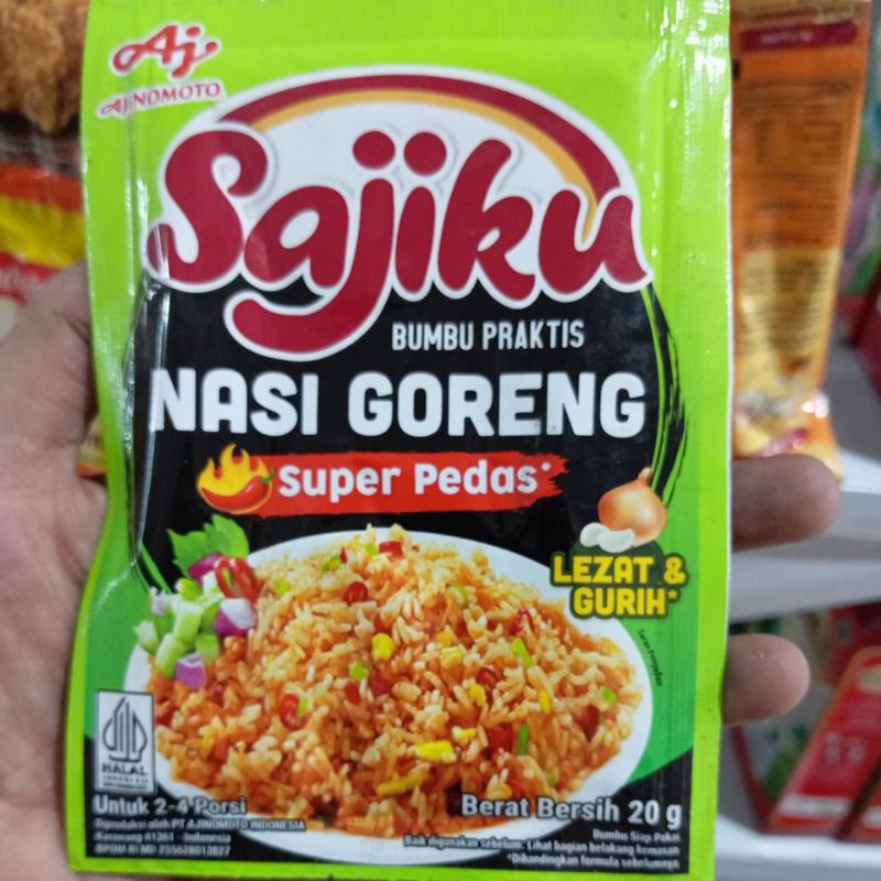 

Sajiku Nasi Goreng Super Pedas Bumbu Praktis sacset isi 5 pcs