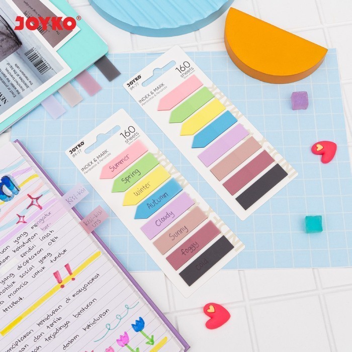 

Index Mark Penanda Pembatas Joyko IM-77 Plastik 160 Sheet