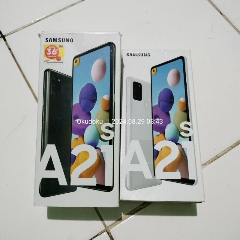 Dus Box Samsung Galaxy A21s Original Copotan