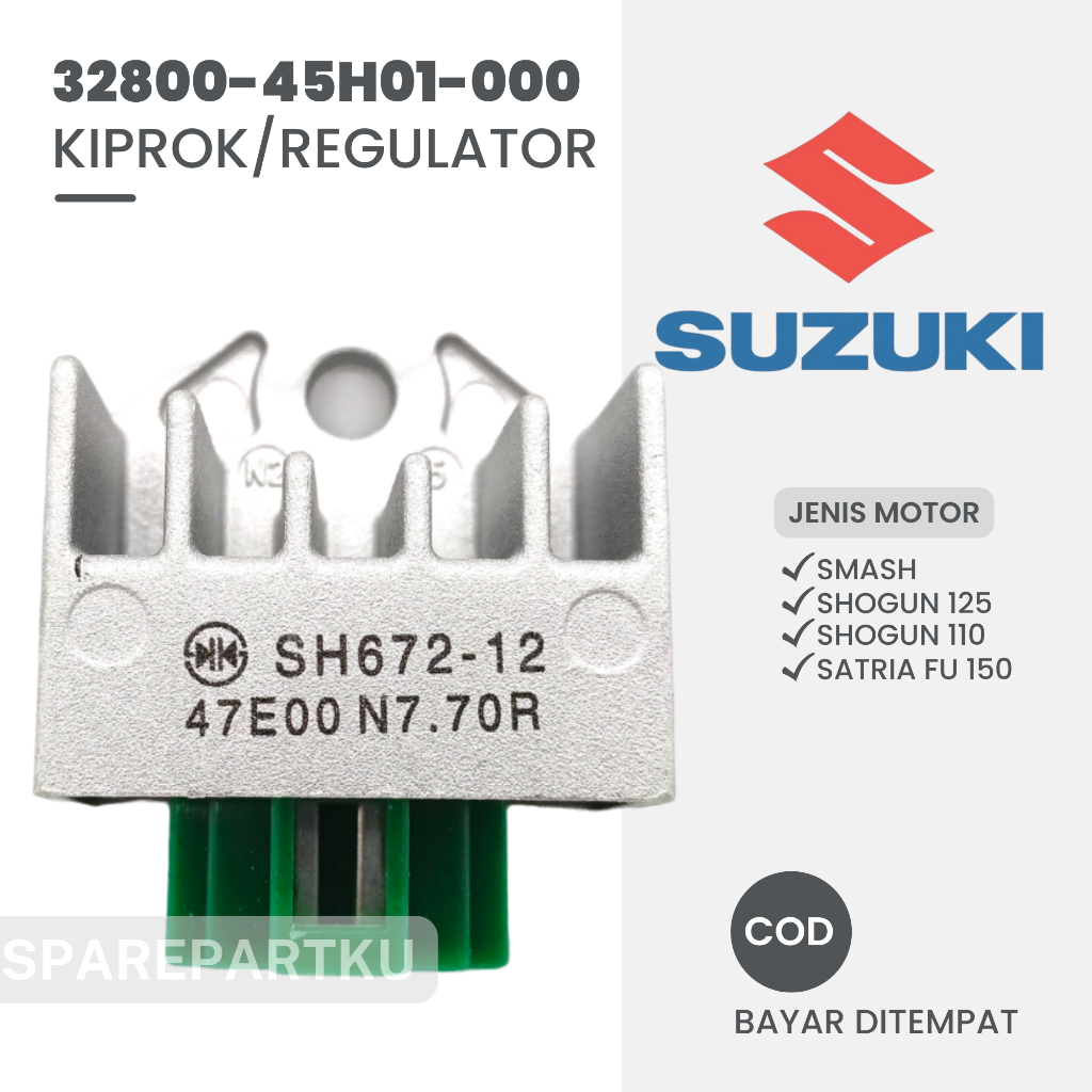 41H01 REGULATOR/ KIPROK SMASH, SUZUKI SMASH, SHOGUN 110, SHOGUN 125, SATRIA FU 150/ KPROK/ CIPROK
