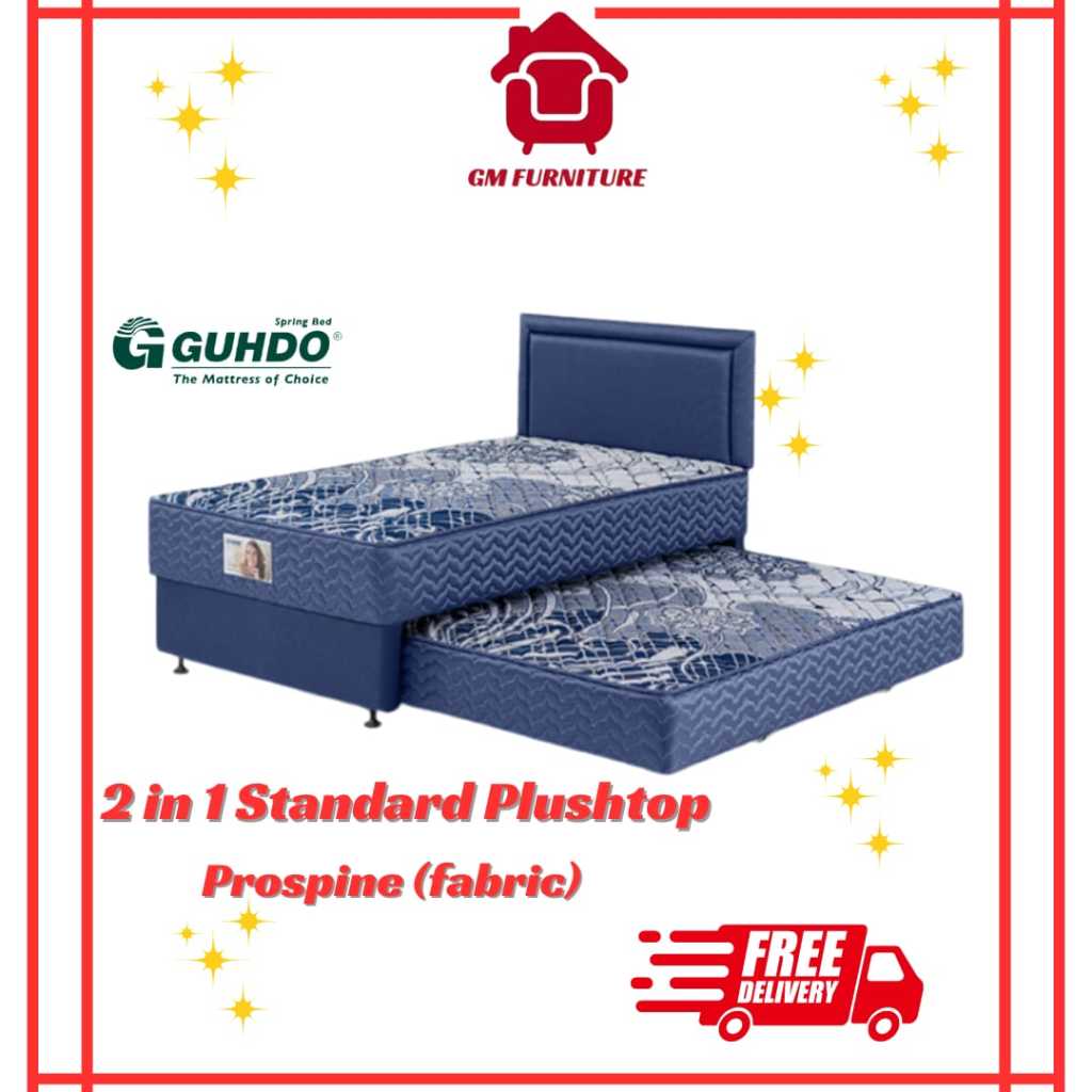 Guhdo Spring Bed 2in1 PlushTop Standard - Prospine