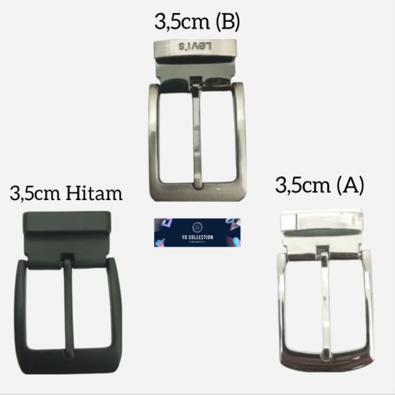 Kepala Ikat Pinggang Jepit / Kepala Gesper Jepit / Kepala Sabuk Jepit