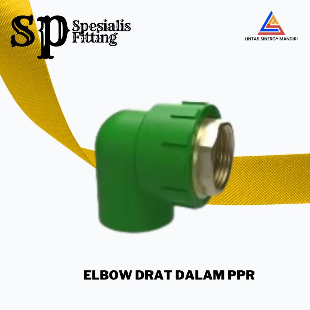 Sambungan Pipa PPR Elbow Drat Dalam (Knee Drat Dalam) 1 inch