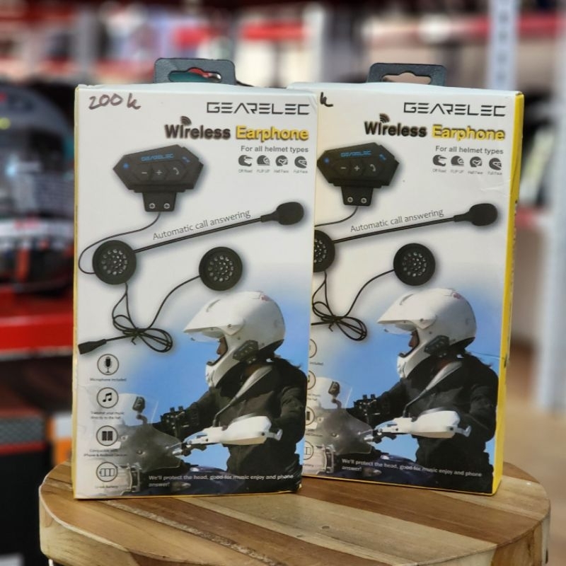 BT headset bluetooth helm gearelec BT12