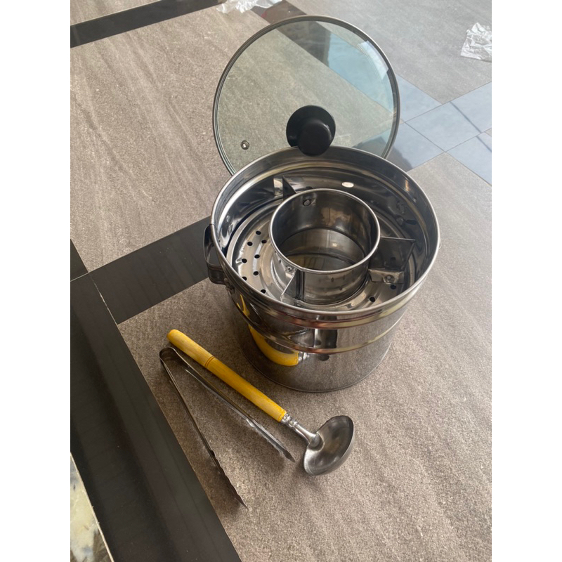 DANDANG BAKSO TUTUP KACA *SEKAT 3* UKURAN 22cm