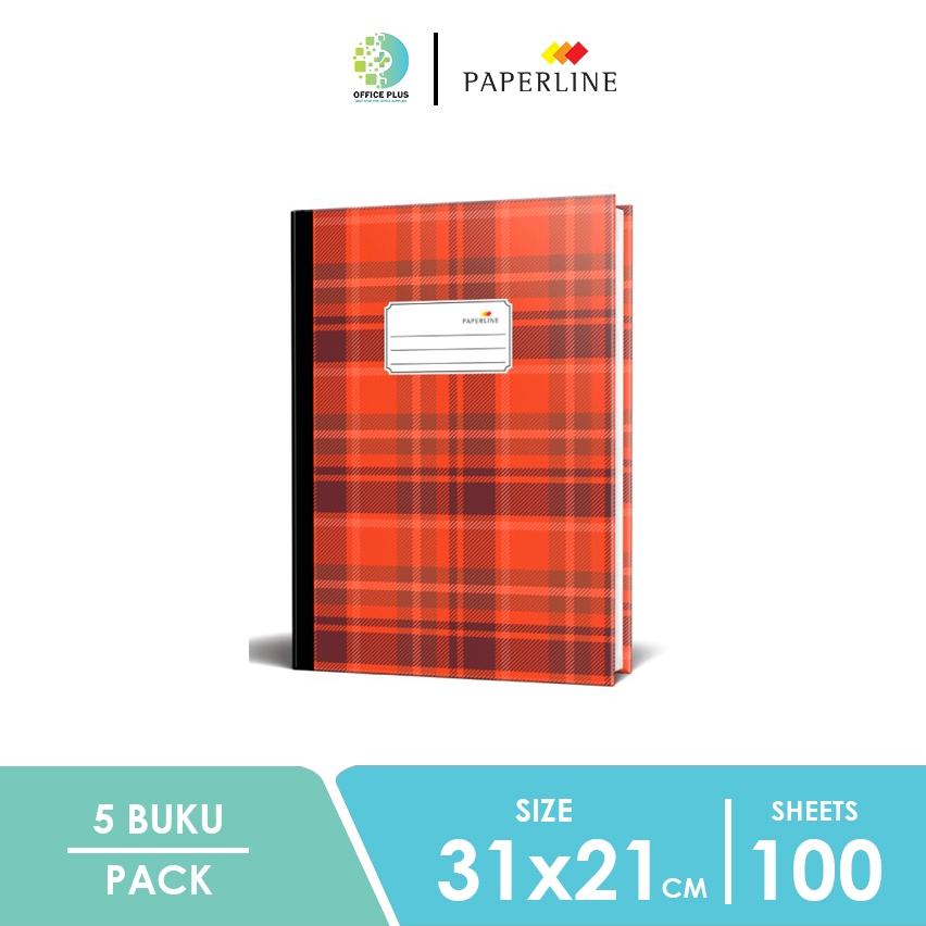 

Paperline Buku Folio Hard Cover Isi 100 Lembar